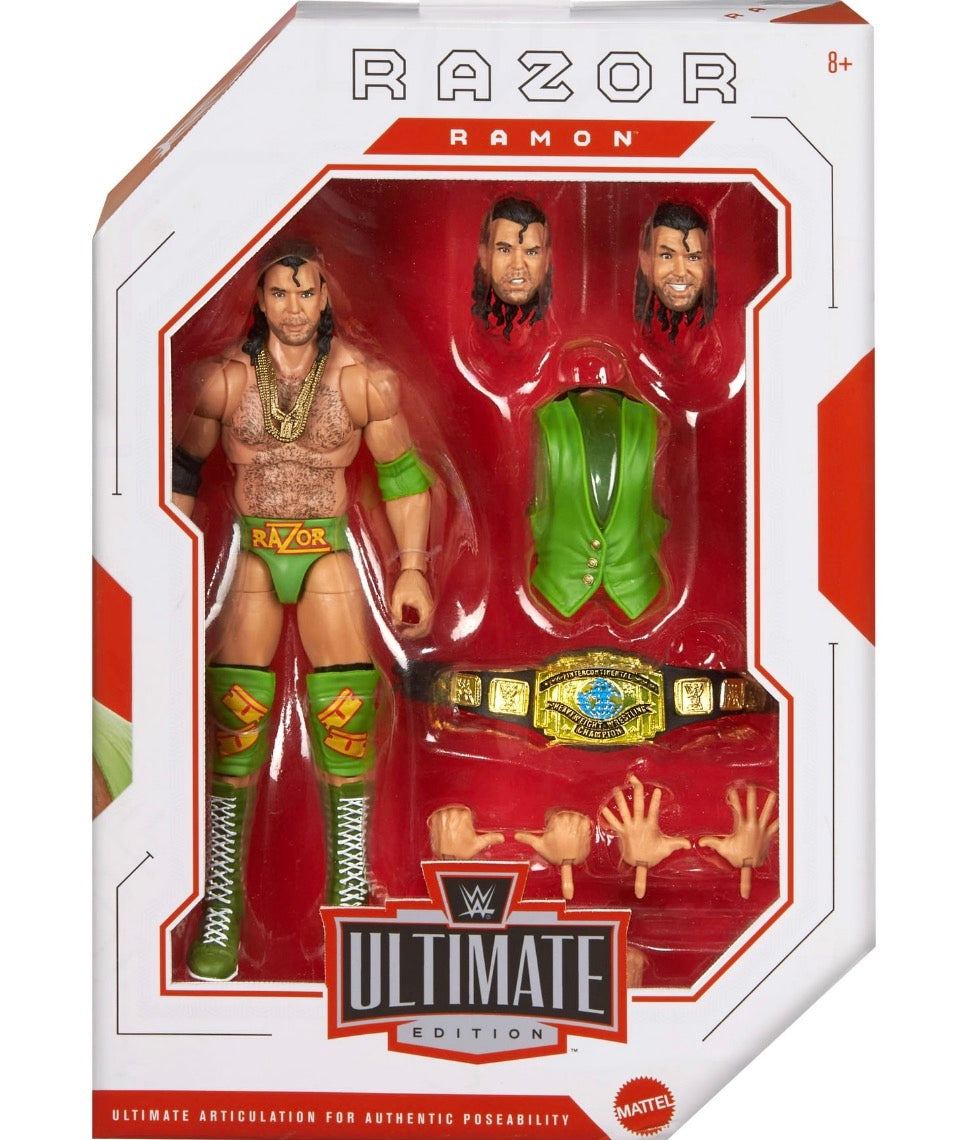 Mattel WWE Ultimate Edition Razor Ramon Action Figure & Accessories
